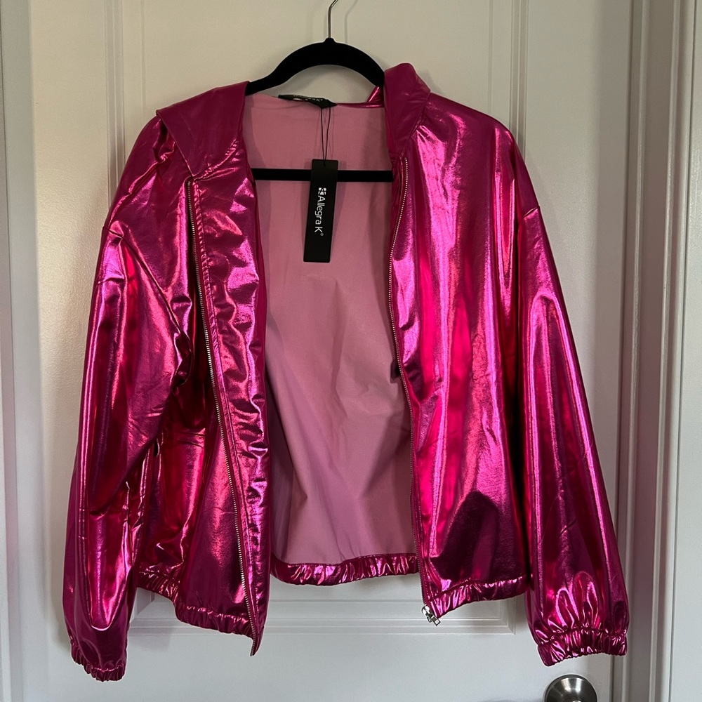 Pink Holographic Jacket